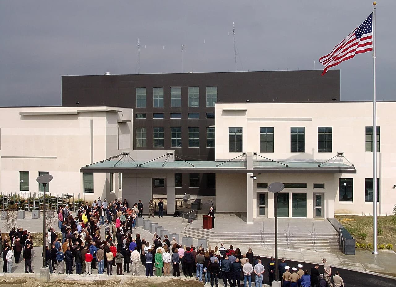 U.S. Embassy compound in Skopje